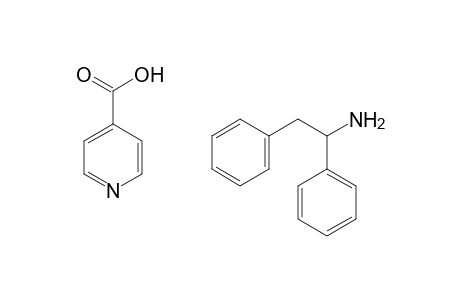 Isonicotinic acid, compound with 1,2-diphenylethylamine(1:1)