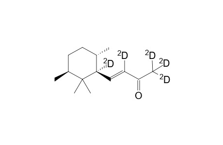 4-(2',2',3',6'-Tetramethyl-1'-(1-deuterio)cyclohexyl)-(1,1,1,3-tetradeuterio)but-3-en-1-one