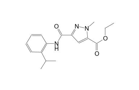 ethyl 3-[(2-isopropylanilino)carbonyl]-1-methyl-1H-pyrazole-5-carboxylate