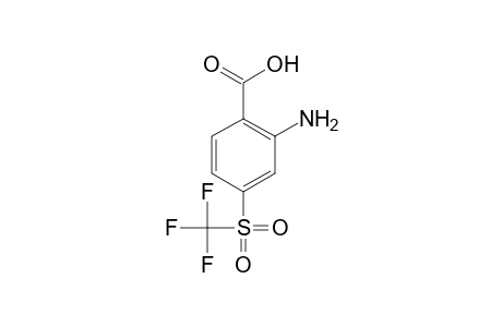 2-Amino-4-[(trifluoromethyl)sulfonyl]benzoic acid