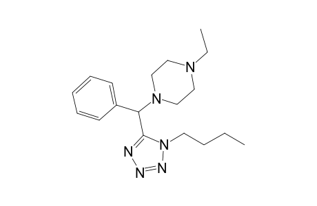 1-((1-Butyl-1H-tetrazol-5-yl)(phenyl)methyl)-4-ethylpiperazine