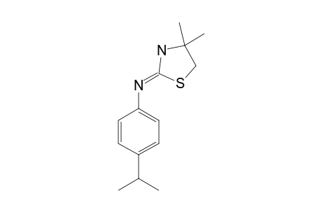 2-[(p-cumenyl)imino]-4,4-dimethylthiazolidine