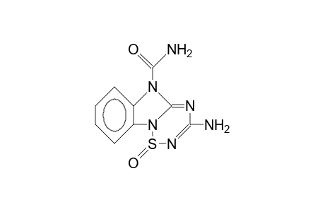 3-Amino-5-aminocarbonyl-(1-lambda-4),2,4,6-thiatriazino[2,3-a]benzimidazol 1-oxide