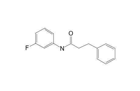 Propanamide, 3-phenyl-N-(3-fluorophenyl)-