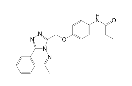 N-{4-[(6-methyl[1,2,4]triazolo[3,4-a]phthalazin-3-yl)methoxy]phenyl}propanamide