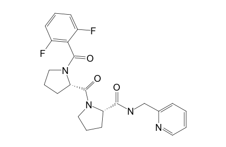 (S)-1-((2,6-Difluorobenzoyl)-L-prolyl)-N-(pyridin-2-ylmethyl)pyrrolidine-2-carboxamide