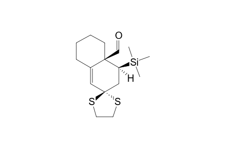 CIS-6-(OXOMETHYL)-5-(TRIMETHYLSILYL)-BICYCLO-[4.4.0]-DEC-1-EN-3-ONE-3-(ETHYLENEDITHIOACETALE)