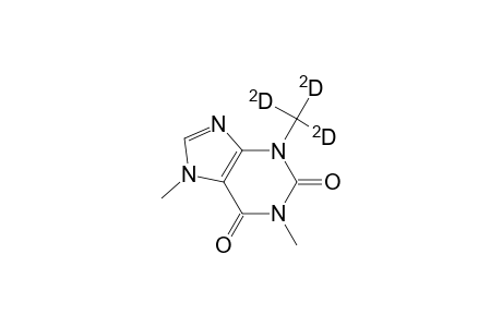 1H-Purine-2,6-dione, 3,7-dihydro-1,7-dimethyl-3-(methyl-D3)-