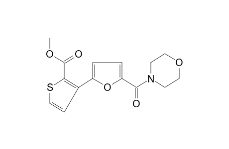 3-[5-(MORPHOLINOCARBONYL)-2-FURYL]-2-THIOPHENECARBOXYLIC ACID, METHYL ESTER
