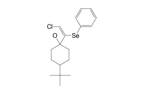 TRANS-1-(E-1'-PHENYLSELENO-2'-CHLOROETHENYL)-4-TERT.-BUTYL-CYCLOHEXANOL