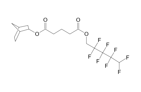 Glutaric acid, 2-norbornyl 2,2,3,3,4,4,5,5-octafluoropentyl ester