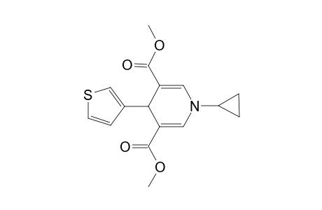 1-Cyclopropyl-4-thiophen-3-yl-1,4-dihydro-pyridine-3,5-dicarboxylic acid dimethyl ester