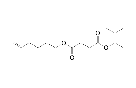 Succinic acid, 3-methylbut-2-yl hex-5-en-1-yl ester