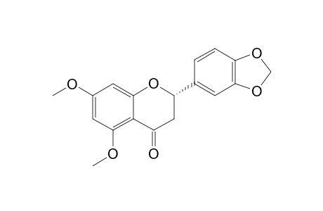 5,7-DIMETHOXY-3',4'-METHYLENEDIOXY-FLAVANONE