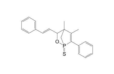 3-(2'-Phenylethenyl)-6-phenyl-4,5-dimethyl-1-phospha-2-oxanorborn-5-ene sulfide