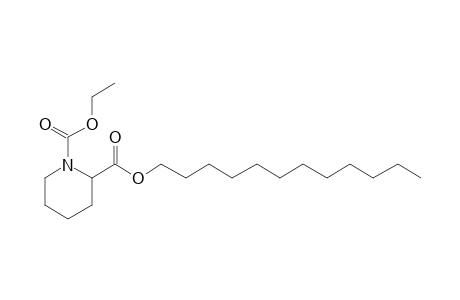 Pipecolic acid, N-ethoxycarbonyl-, dodecyl ester