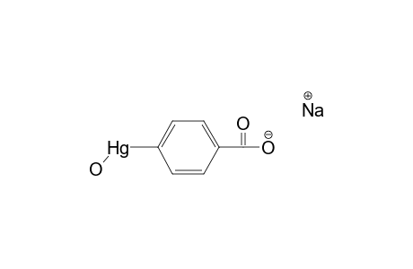 (p-carboxyphenyl)hydroxymercury, monosodium salt