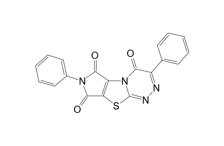 3,7-Diphenyl-4H,6H-pyrrolo[3',4':4,5][1,3]thiazolo[2,3-c][1,2,4]triazine-4,6,8(7H)-trione