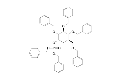 Carbocyclic-dibenzyl-(2,3,4,6-tetra-o-benzyl-alpha-D-glucopyranosyl)-phosphate