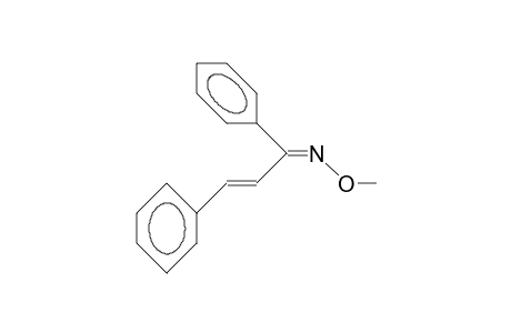 (1E,2E)-Chalcone O-methyl oxime