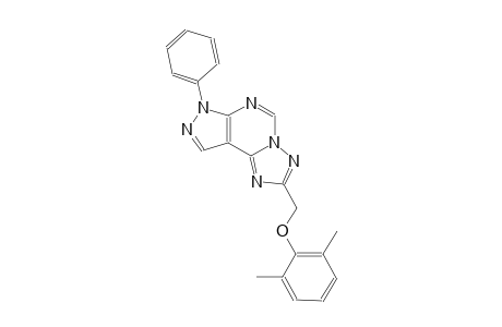 2-[(2,6-dimethylphenoxy)methyl]-7-phenyl-7H-pyrazolo[4,3-e][1,2,4]triazolo[1,5-c]pyrimidine