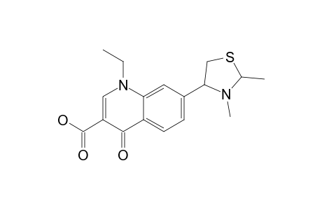 7-(2,3-DIMETHYL-4-IMIDAZOLIDINYL)-1-ETHYL-1,4-DIHYDRO-4-OXOQUINOLINE-3-CARBOXYLIC-ACID;ISOMER-#1