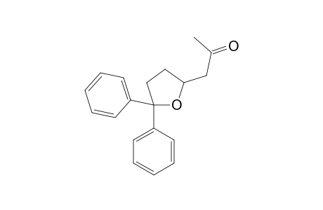 1-(5,5-Diphenyltetrahydro-2-furanyl)acetone
