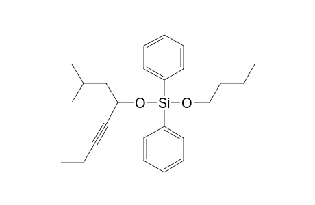 Silane, diphenyl(2-methyloct-5-yn-4-yloxy)butoxy-