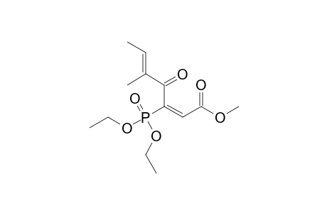 2-DIETHOXYPHOSPHORYL-4-METHYL-3-OXO-HEXA-1E,4E-DIENECARBOXYLIC-ACID-METHYLESTER