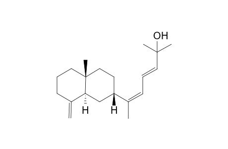 (3E,5Z)-2-METHYL-6-(4A'-METHYL-8'-METHYLENE-TRANS-PERHYDRONAPHTHALEN-2'-YL)-HEPTA-3,5-DIEN-2-OL