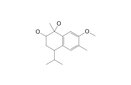 1,2,3,4-Tetrahydro-1,2-dihydroxy-4-isopropyl-7-methoxy-1,6-dimethylnaphthalenes