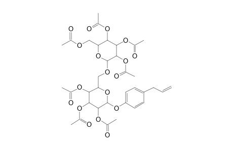 2-(Acetoxymethyl)-6-[[3,4,5-triacetoxy-6-(4-prop-2-enylphenoxy)oxan-2-yl]methoxy]oxane-3,4,5-triyl triacetate