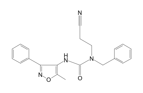 1-benzyl-1-(2-cyanoethyl)-3-(5-methyl-3-phenyl-4-isoxazolyl)urea