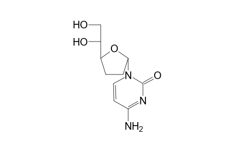 4-Amino-1-[(2S,5S)-5-[(1R)-1,2-dihydroxyethyl]-2-oxolanyl]-2-pyrimidinone