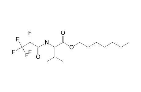 L-Valine, N-pentafluoropropionyl-, heptyl ester