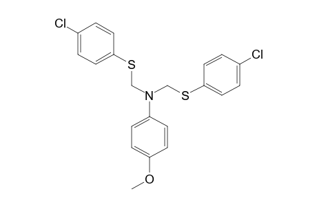 N,N-bis(p-chlorophenylthiomethyl)-p-anisidine