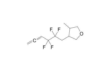 3-Methyl-4-(2,2,3,3-tetrafluorohexa-4,5-dienyl)tetrahydrofuran