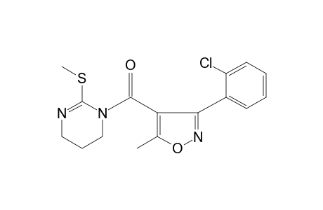 1-{[3-(o-chlorophenyl)-5-methyl-4-isoxazolyl]carbonyl}-2-(methylthio)-1,4,5,6-tetrahydropyrimidine