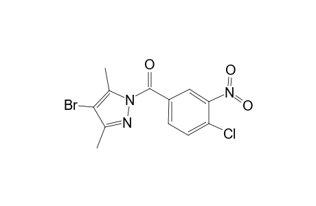 Methanone, (4-bromo-3,5-dimethyl-1-pyrazolyl)(4-chloro-3-nitrophenyl)-