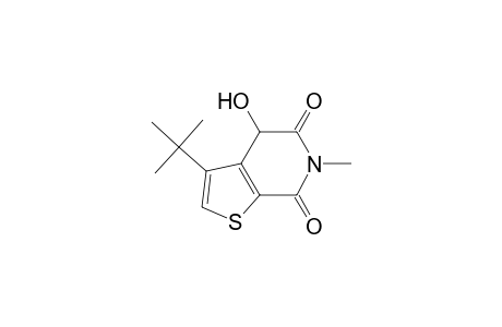 3-(1',1'-Dimethylethyl)-4-hydroxy-6-methylthieno[2,3-c]pyridine-5,7-dione