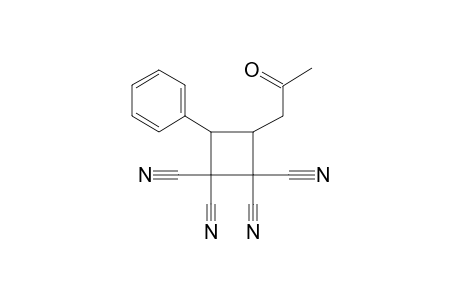 Cyclobutane-1,1,2,2-tetracarbonitrile, 3-(2-oxopropyl)-4-phenyl-