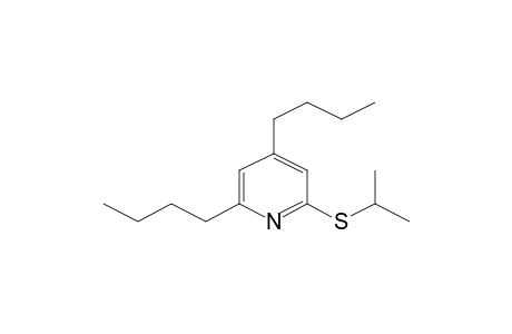 Pyridine, 2,4-dibutyl-6-[(1-methylethyl)thio]-