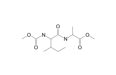 L-Isoleucyl-L-alanine, N-methoxycarbonyl-, methyl ester