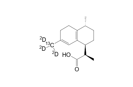 [15-13C2H3]-6,1-Dehydro-11,13-dihydroartemisnic acid