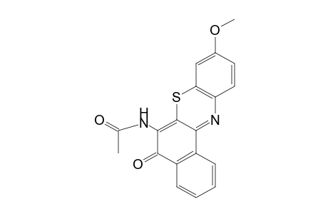 N-(9-methoxy-5-oxo-5H-benzo[a]phenothiazine-6-yl)acetamide