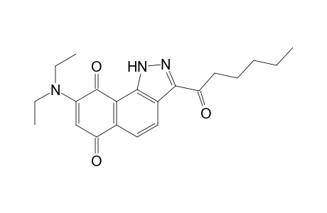 3-Diethylamino-7-hexanoylpyrazolo[5,4-a]naphtho-1,4-quinone