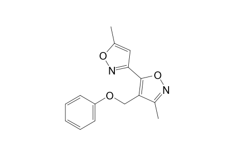 3-methyl-5-(5-methyl-3-isoxazolyl)-4-(phenoxymethyl)isoxazole