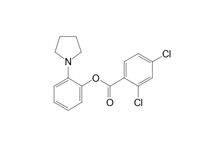 o-(1-pyrrolidinyl)phenol, 2,4-dichlorobenzoate (ester)