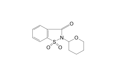 2-(tetrahydropyran-2-yl)-1,2-benzisothiazolin-3-one, 1,1-dioxide