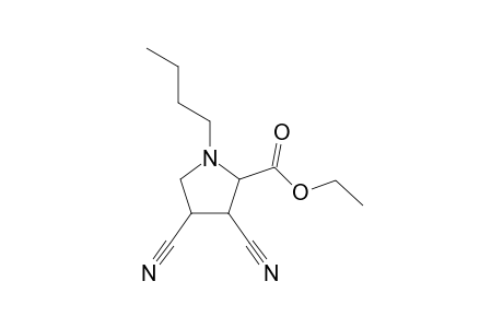 Cis-Ethyl 1-(n-butyl)-3,4-dicyanopyrrolidine-2-carboxylate